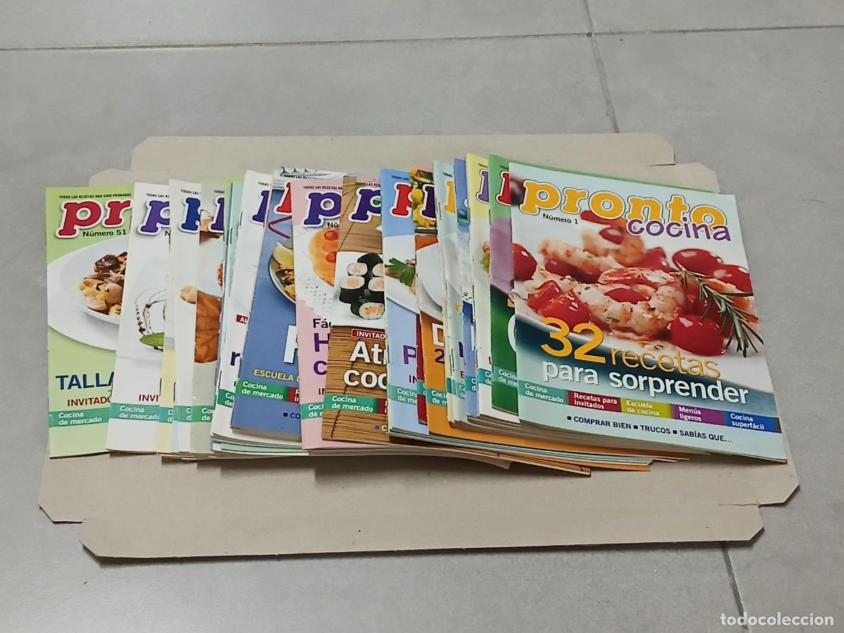 Libros de segunda mano: Cocina. Revista Pronto Cocina, lote completo, 51 n&uacute;meros