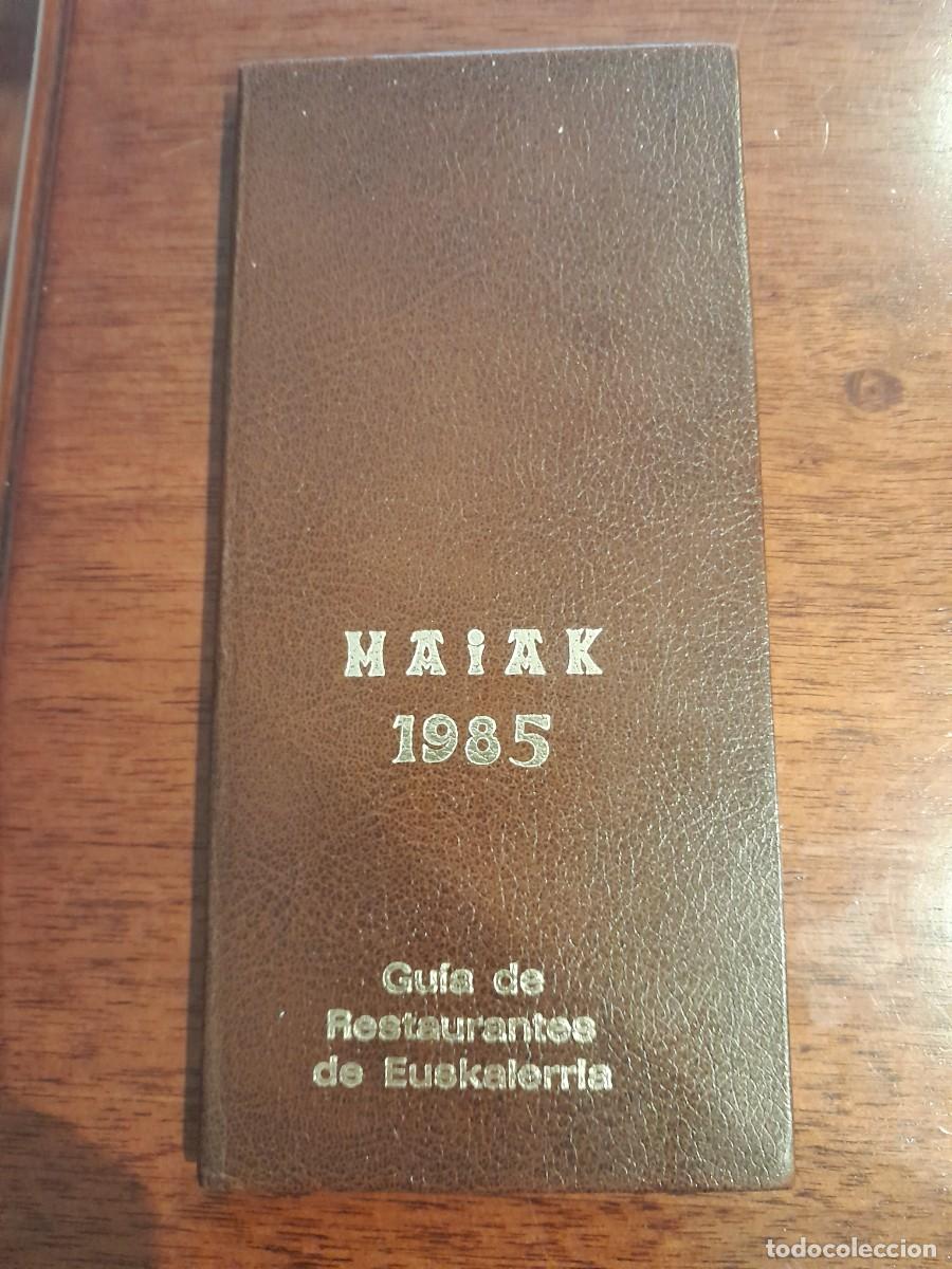 Libros de segunda mano: Guia de restaurantes de Euskalerria 1985