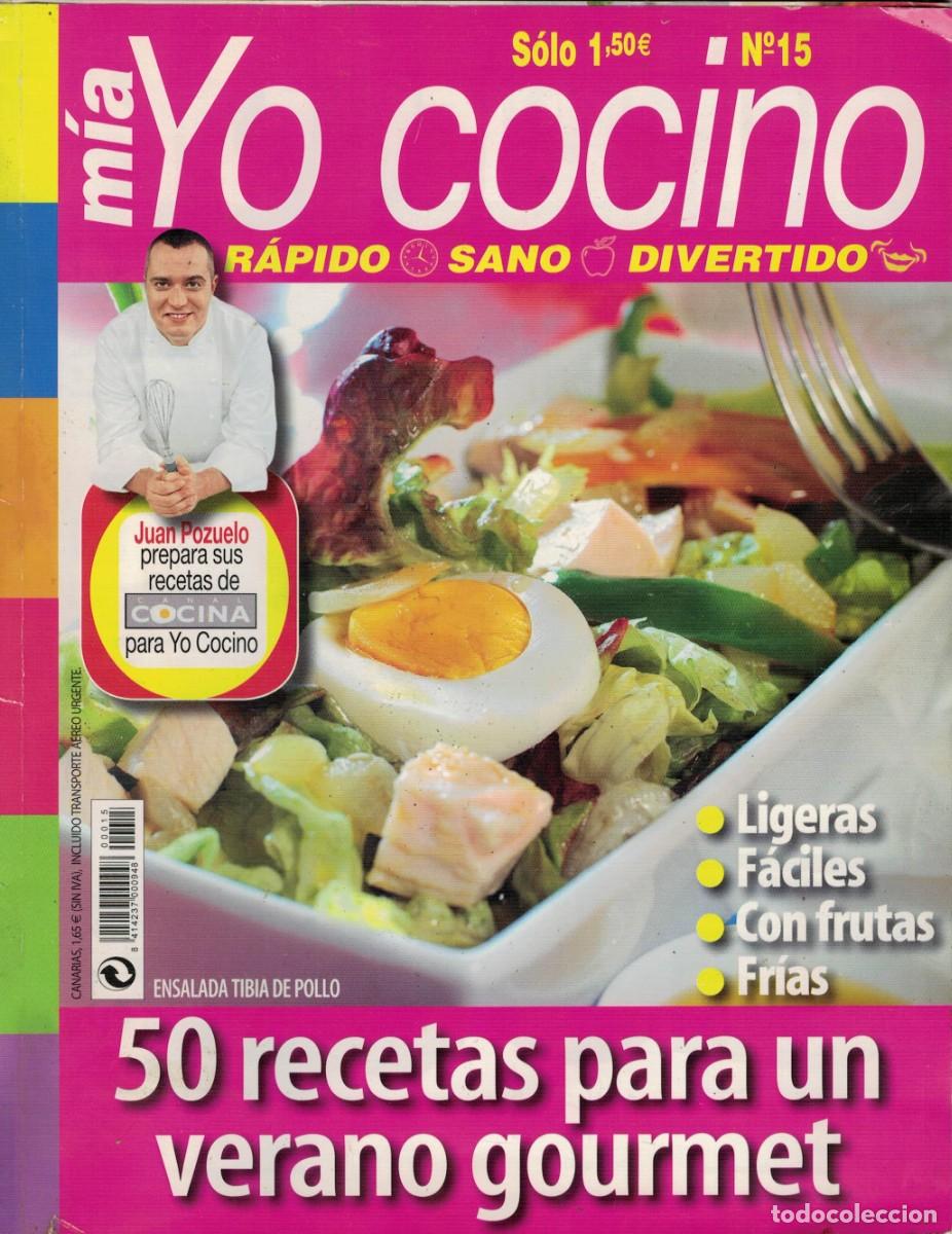 Libros de segunda mano: M&iacute;a Yo cocino n&ordm; 15 / 50 recetas para un verano gourmet