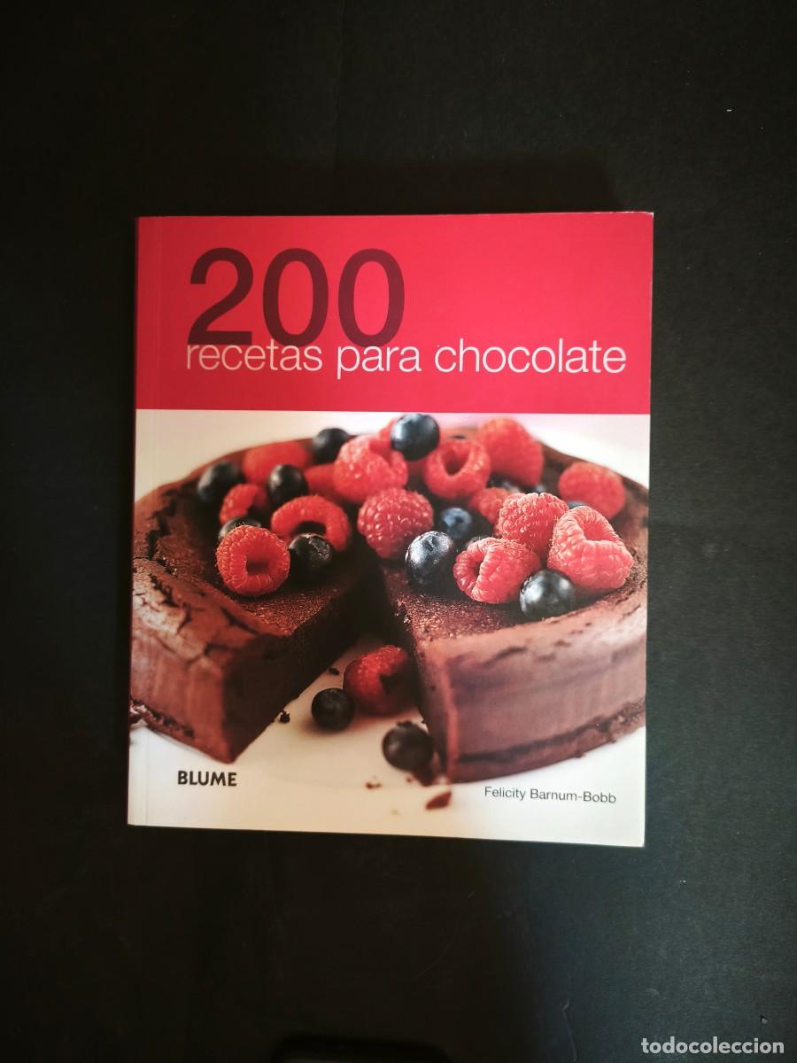 Libros de segunda mano: 200 recetas para chocolate