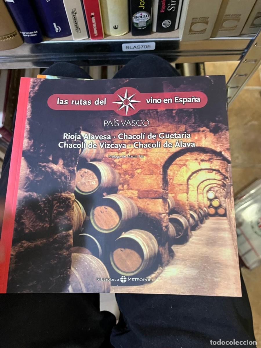 Libros de segunda mano: BLAS70E &mdash; Las rutas del vino en Espa&ntilde;a: PA&Iacute;S VASCO Rioja Alavesa &middot; Chacol&iacute; de Guetaria Chacol&iacute; de Vi
