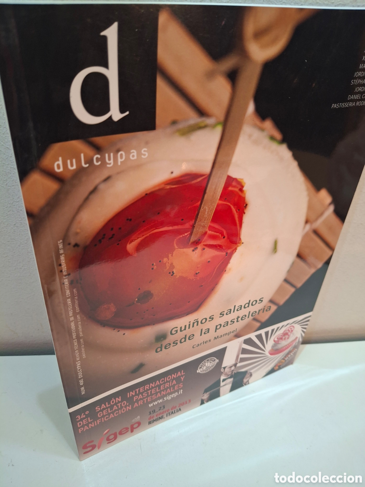 Libros de segunda mano: REVISTA DULCYPAS, N&ordm; 400, GUI&Ntilde;OS SALADOS DESDE LA PASTELERIA, 2012