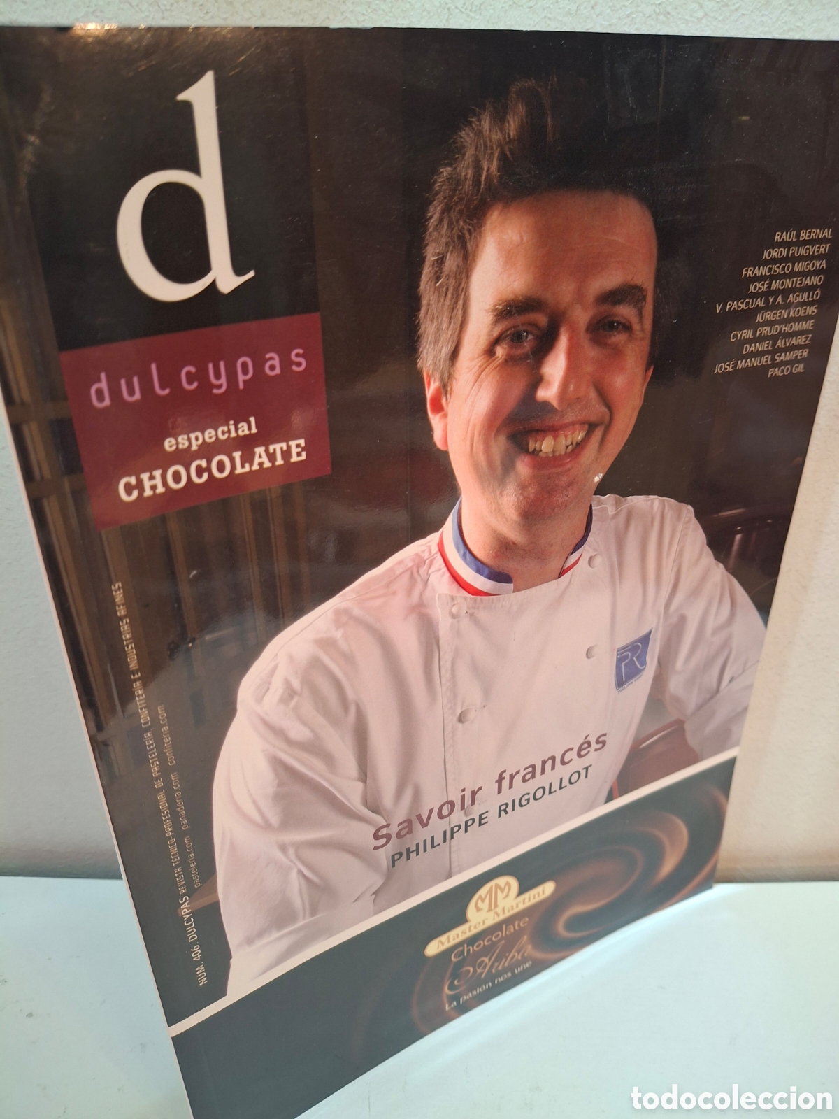 Libros de segunda mano: REVISTA DULCYPAS, N&ordm; 406, ESPECIAL CHOCOLATE, PHILIPPE RIGOLLOT, SAVOIR FRANCES, 2012