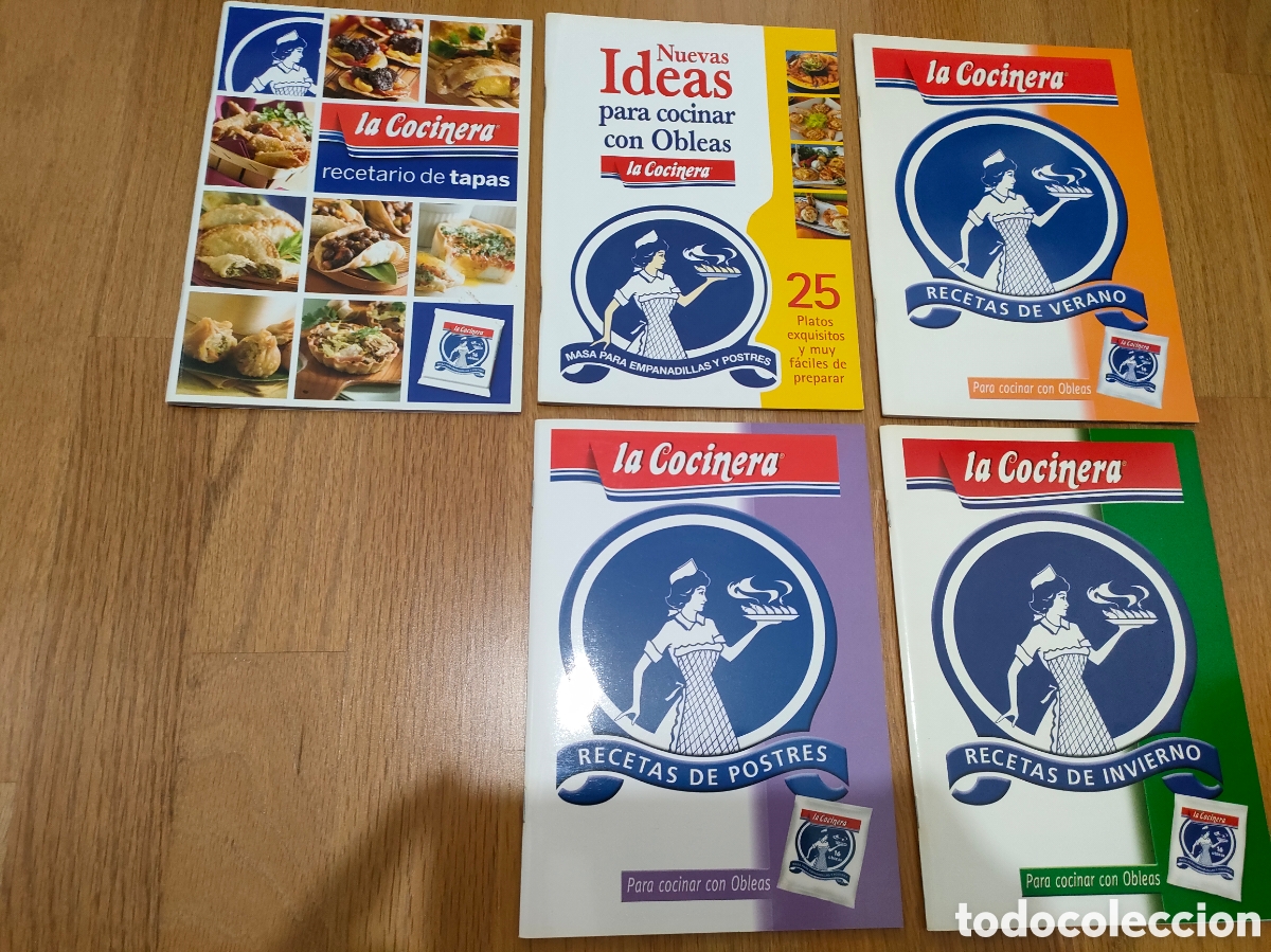 Libros de segunda mano: 5 LIBROS COCINA CON OBLEAS DE LA COCINERA