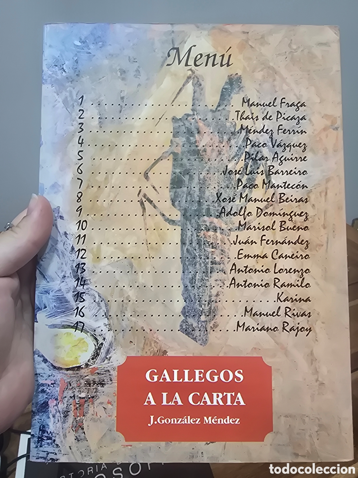 Libros de segunda mano: GALLEGOS A LA CARTA J. Gonzalez Mendez VIVIR GALICIA 1995 gastronomia cocina galicia