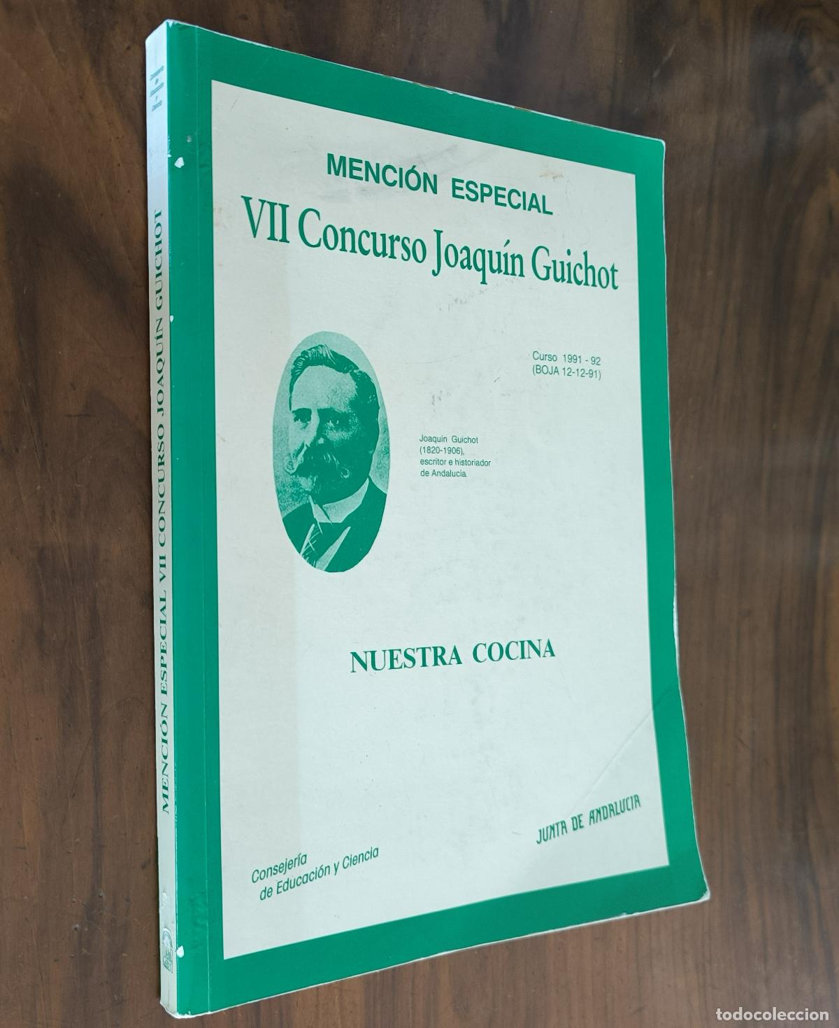 Libros de segunda mano: VII CONCURSO JOAQU&Iacute;N GUICHOT - NUESTRA COCINA