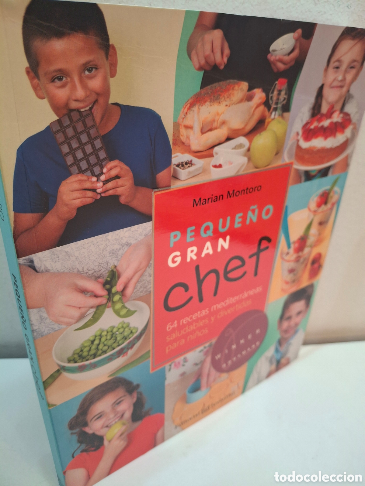 Libros de segunda mano: PEQUE&Ntilde;O GRAN CHEF, MARIAN MONTERO, 64 RECETAS MEDITERRANEAS PARA NI&Ntilde;OS, JUVENTUD, 2014