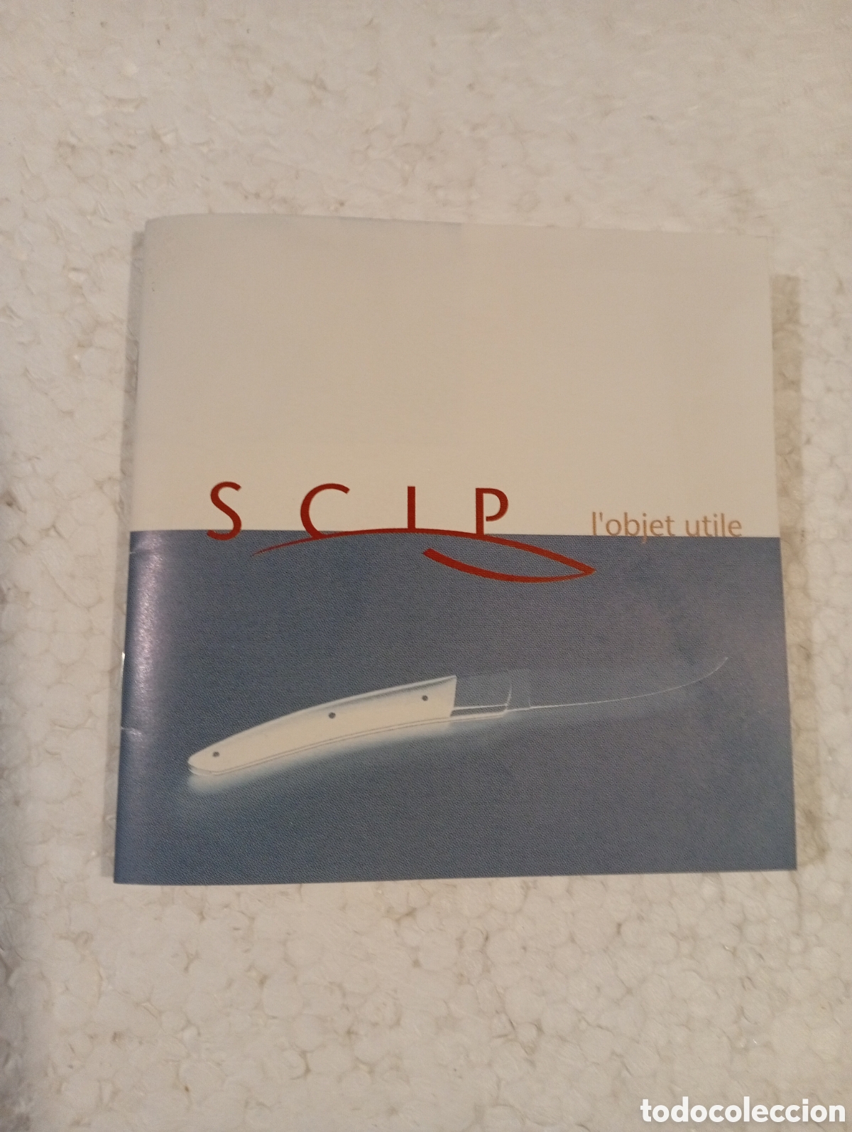 Libros de segunda mano: COUTELLERIE. L'OBJET UTILE. S C I P.