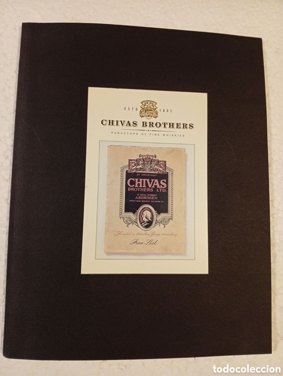 Libros de segunda mano: CHIVAS BROTHERS LTD. PURVEYORS OF FINE WHISKIES. CAT&Aacute;LOGO ARTESANAL DE LUJO CON DOBLE A&Ntilde;ADIDO.