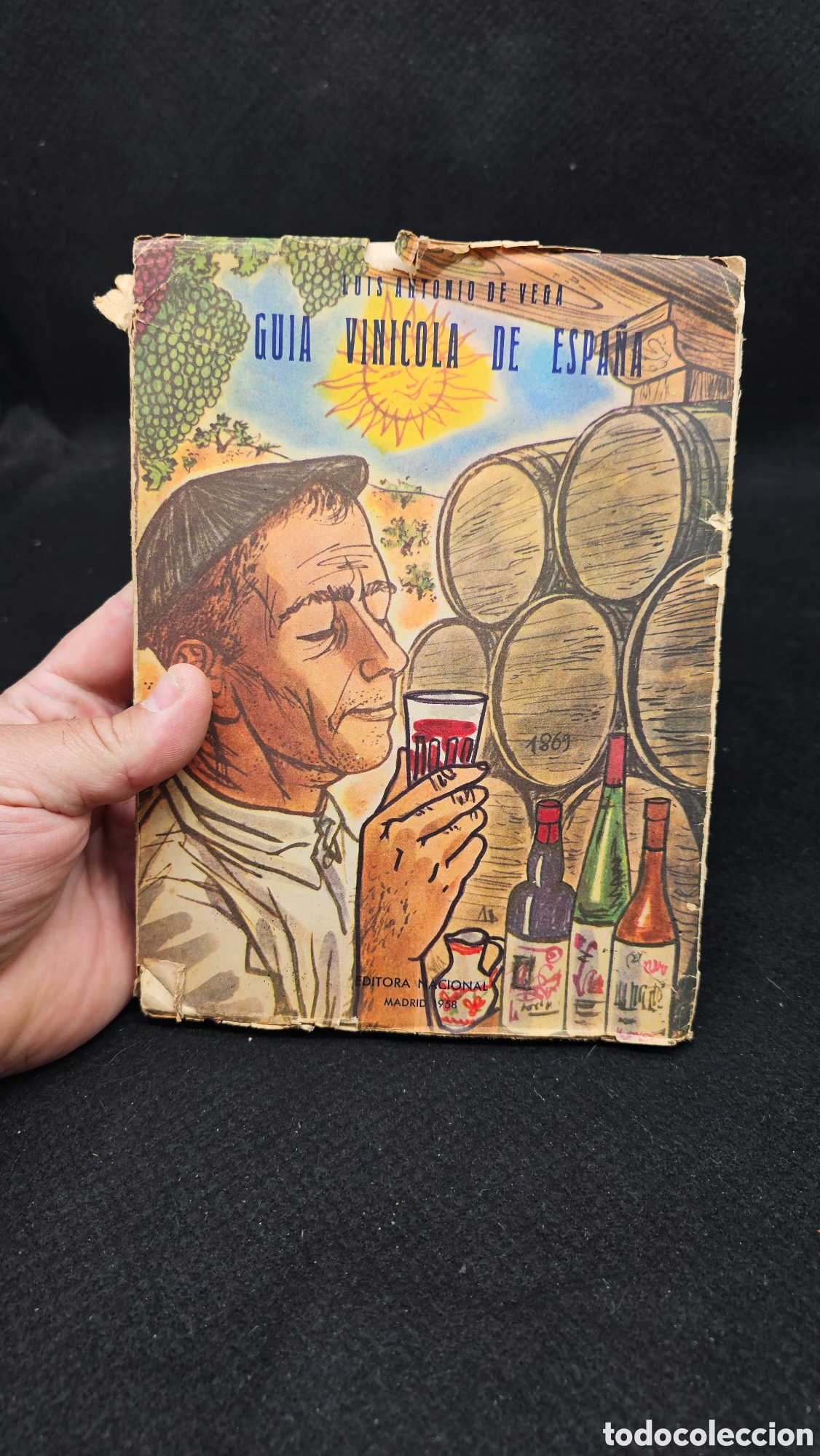 Libros de segunda mano: Gu&iacute;a vinicola de espa&ntilde;a 1958