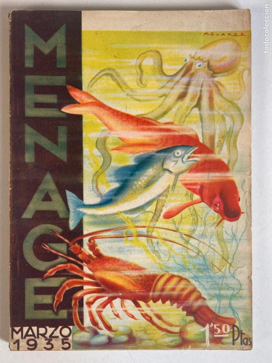 Libros de segunda mano: MENAGE, REVISTA DE COCINA - MARZO 1935