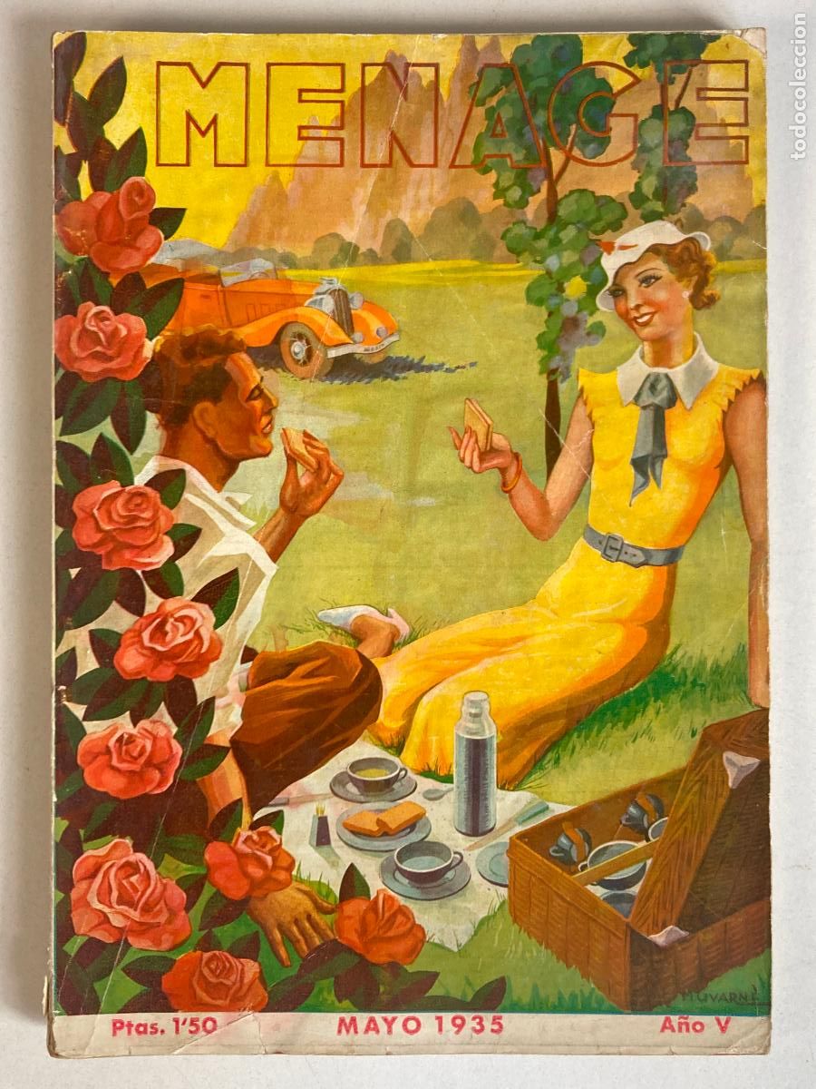 Libros de segunda mano: MENAGE, REVISTA DE COCINA - MAYO 1935