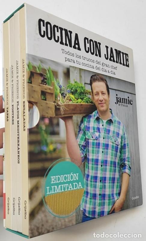 Libros de segunda mano: Cocina con Jamie (Grijalbo, 2015. 4 tomos en tapa dura) -