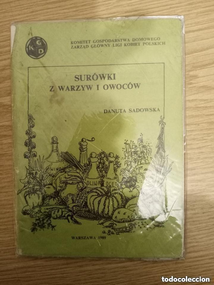 Libros de segunda mano: polska ksiazka - surowki z warzy i owocow - libro polaco recetas cocina --leer detalles