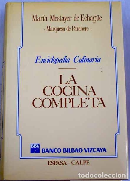Libros de segunda mano: Parabere.cocina Completa - Mestayer de Echague, Maria, Ma - Espasa-calpe - 24&ordf; Edici&oacute;n
