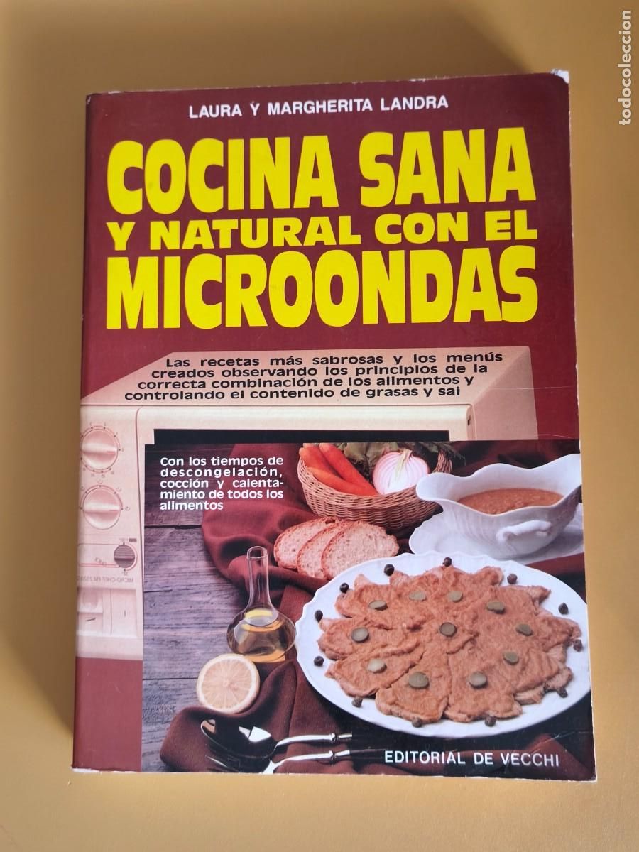 Libros de segunda mano: cocina sana y natural con el microondas