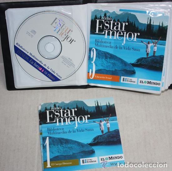 Libros de segunda mano: BIBLIOTECA MULTIMEDIA de LA VIDA SANA (como estar mejor): 8 CD-roms para PC.