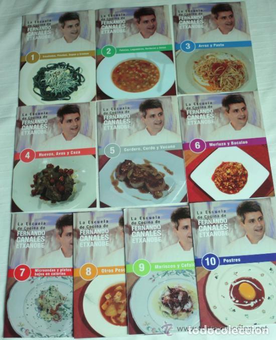 Libri di seconda mano: LA ESCUELA DE COCINA DE FERNANDO CANALES ETXANOBE (COLECCI&Oacute;N COMPLETA EN 10 DVDs.)