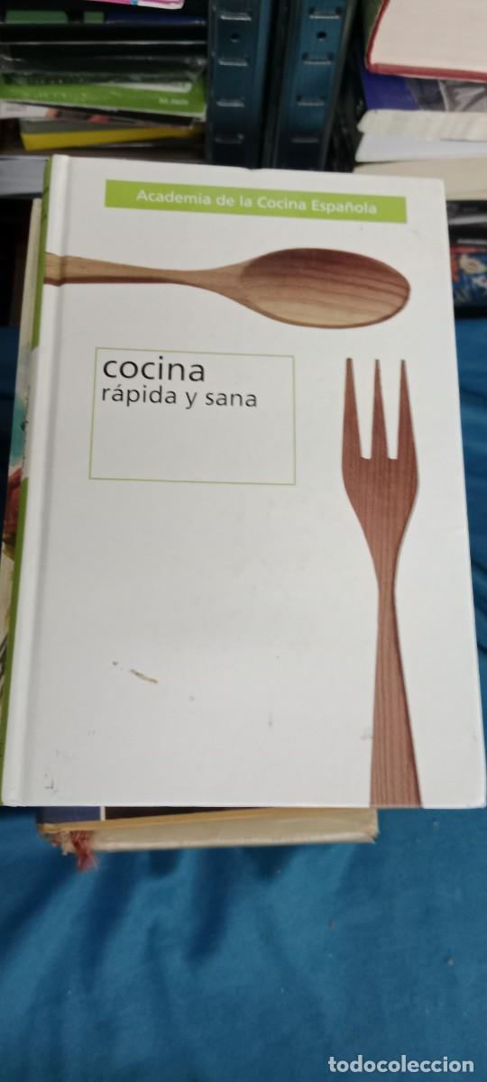 Libros de segunda mano: COCINA R&Aacute;PIDA Y SANA / ACADEMIA DE LA COCINA ESPA&Ntilde;OLA / EDICIONES NOBEL LIBRO GG-DNI