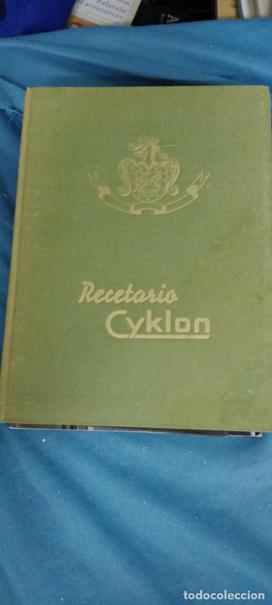 Libros de segunda mano: Recetario Cyklon Solenry tapa dura COCINA LIBRO GG-DNI