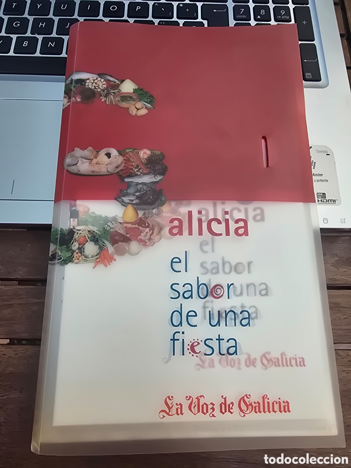 Libros de segunda mano: EL SABOR DE UNA FIESTA Alicia LA VOZ DE GALICIA 2004 gastronomia cocina