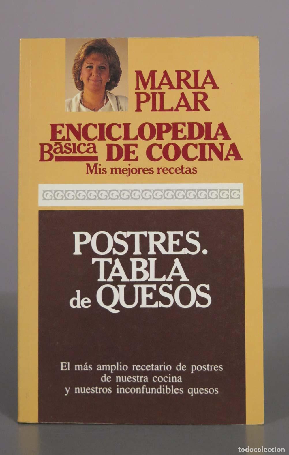Libros de segunda mano: Postres. Tabla de Quesos - Enciclopedia B&aacute;sica de Cocina - Mar&iacute;a Pilar - Ediciones 29