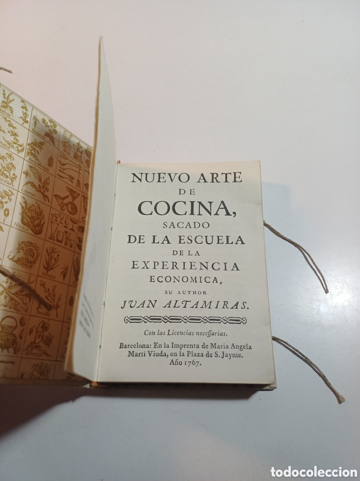 Libros de segunda mano: Nuevo arte de cocina facsimil de 1767 Juan Altamiras 1981