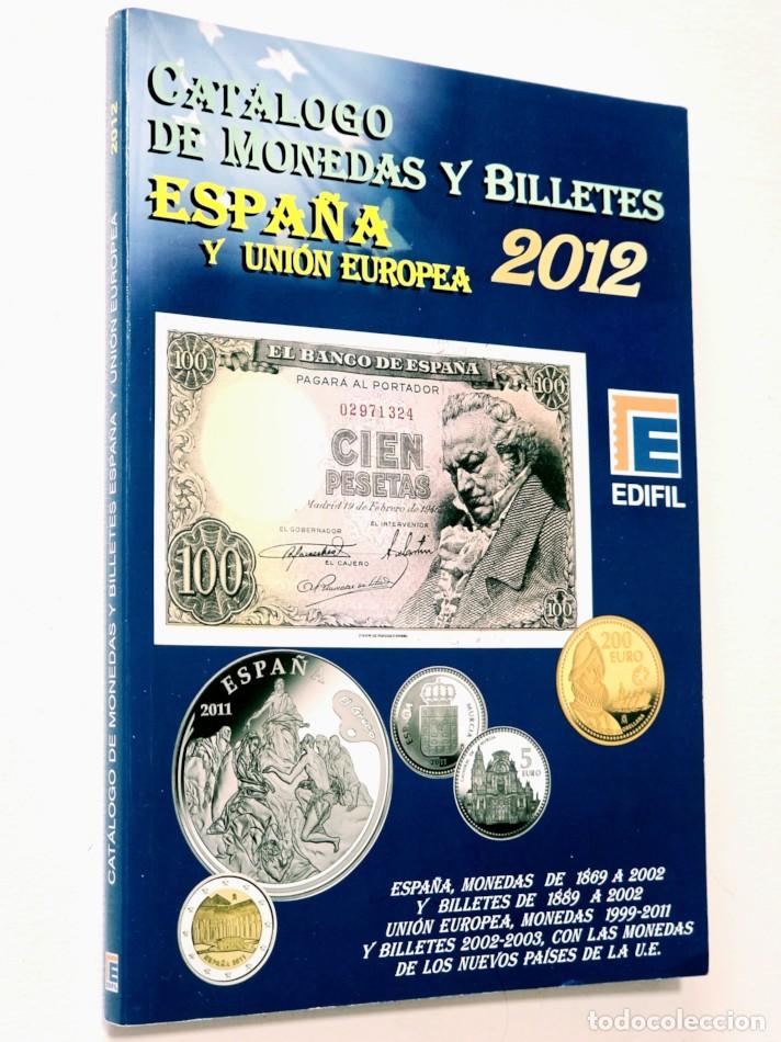 Libros de segunda mano: CAT&Aacute;LOGO DE MONEDAS Y BILLETES ESPA&Ntilde;A Y UNION EUROPEA