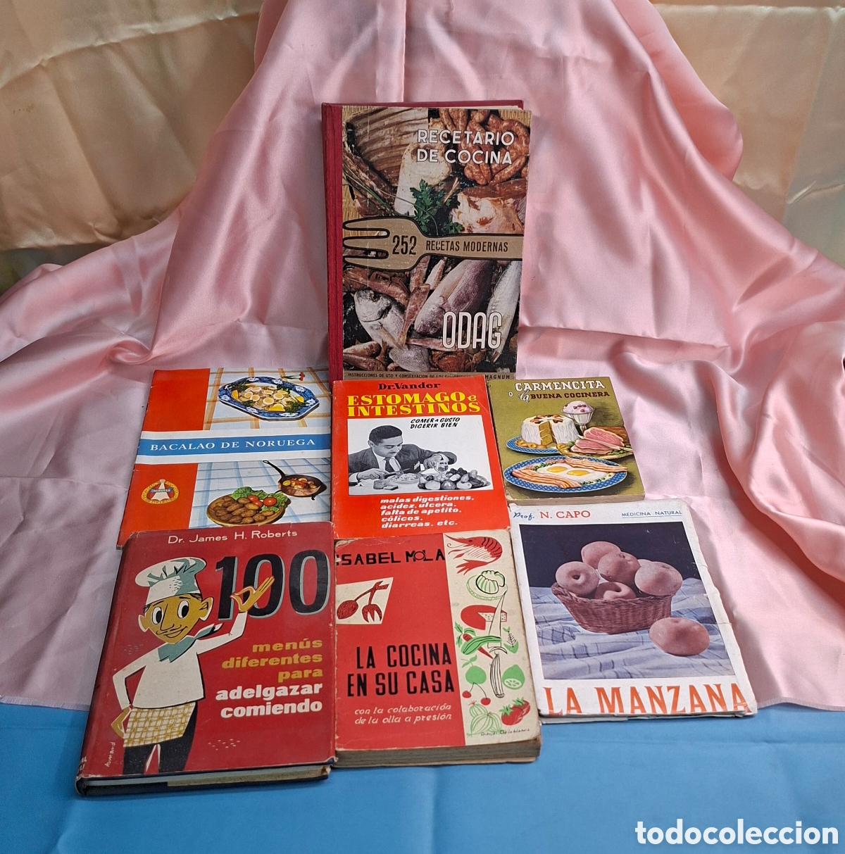 Libros de segunda mano: Lote vintage de libros de cocina y hogar (a&ntilde;os 50&ndash;70)