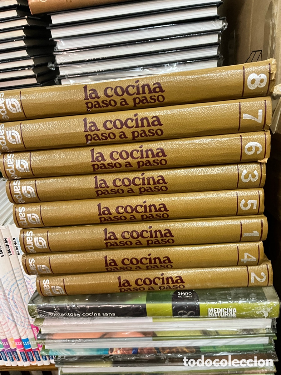 Libros de segunda mano: Enciclopedia la cocina paso a paso. 8 tomos. Completa. Sarpe