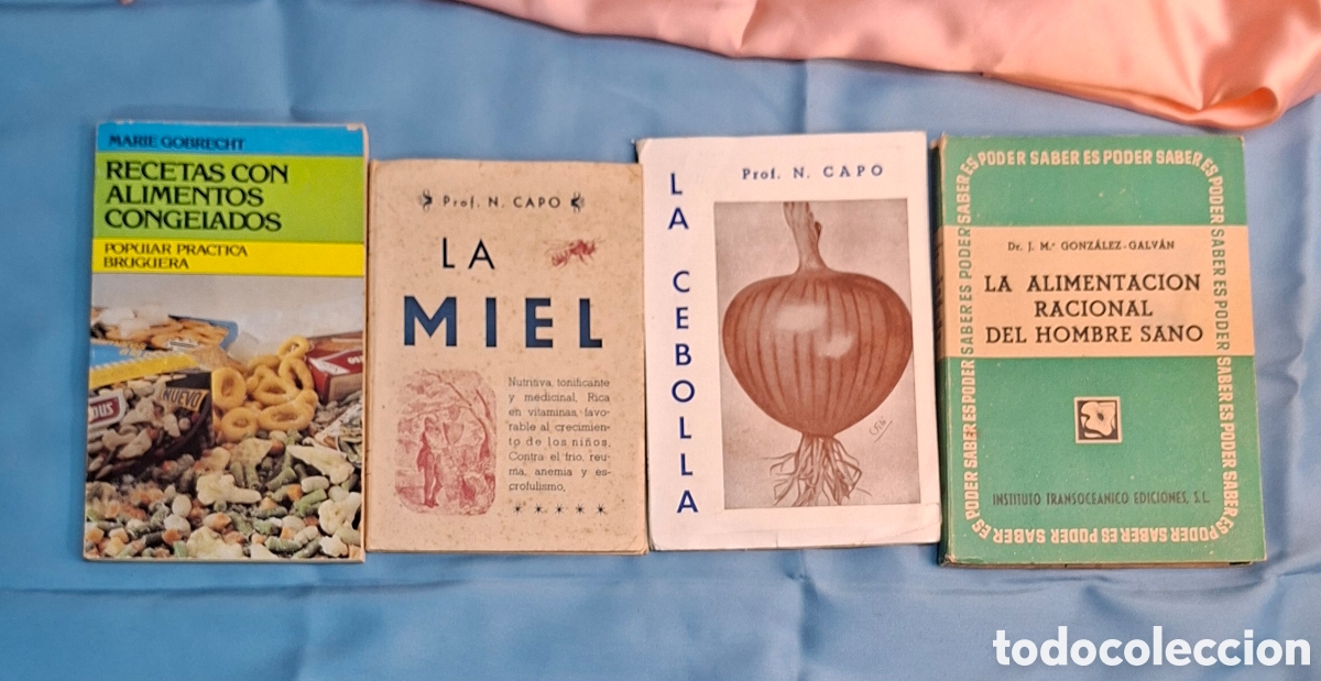 Libros de segunda mano: Lote 4 Libros Cocina y Salud (ES)