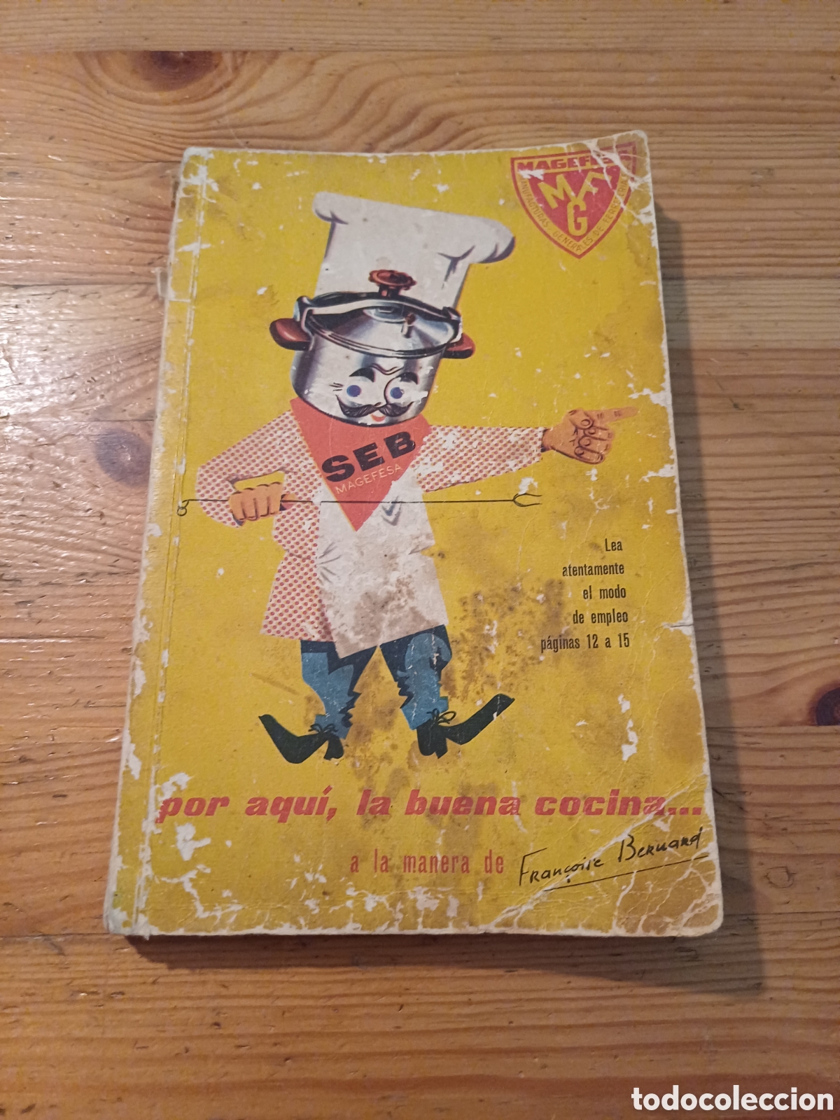 Libros de segunda mano: SEB MAGEFESA recetario fotos fabrica productos ollas cocina gastronomia menaje vintage