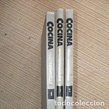 Libros de segunda mano: Cocina Microondas Obra Completa 3 Tomos Recetas Ilustrado Tapa Dura Tela PEIFER