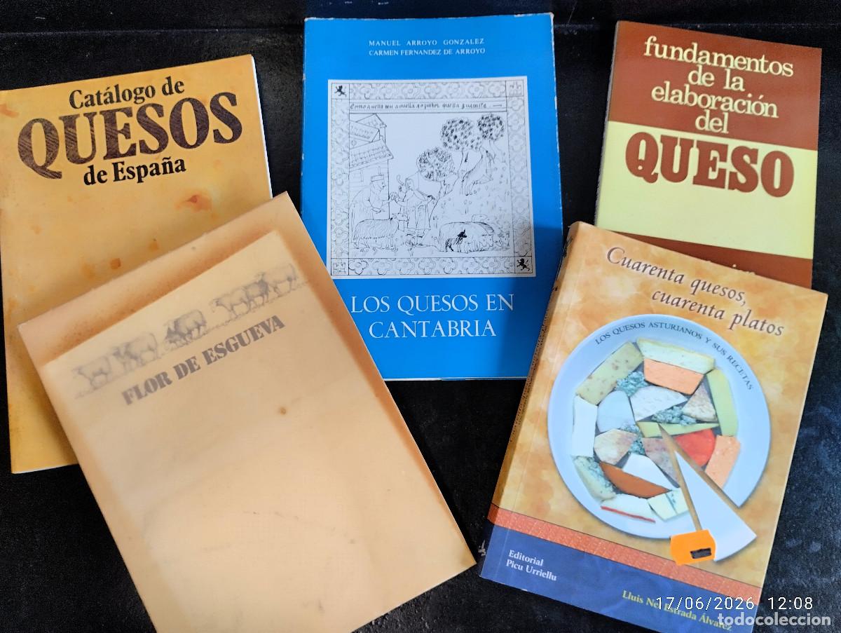 Libros de segunda mano: SELECCI&Oacute;N DE CINCO LIBROS DEL QUESO