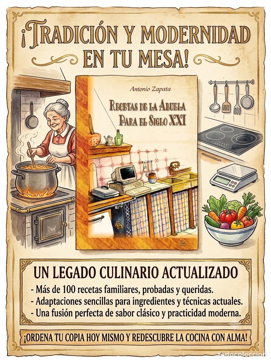 Libros de segunda mano: RECETAS DE LA ABUELA PARA EL SIGLO XXI - ANTONIO ZAPATA