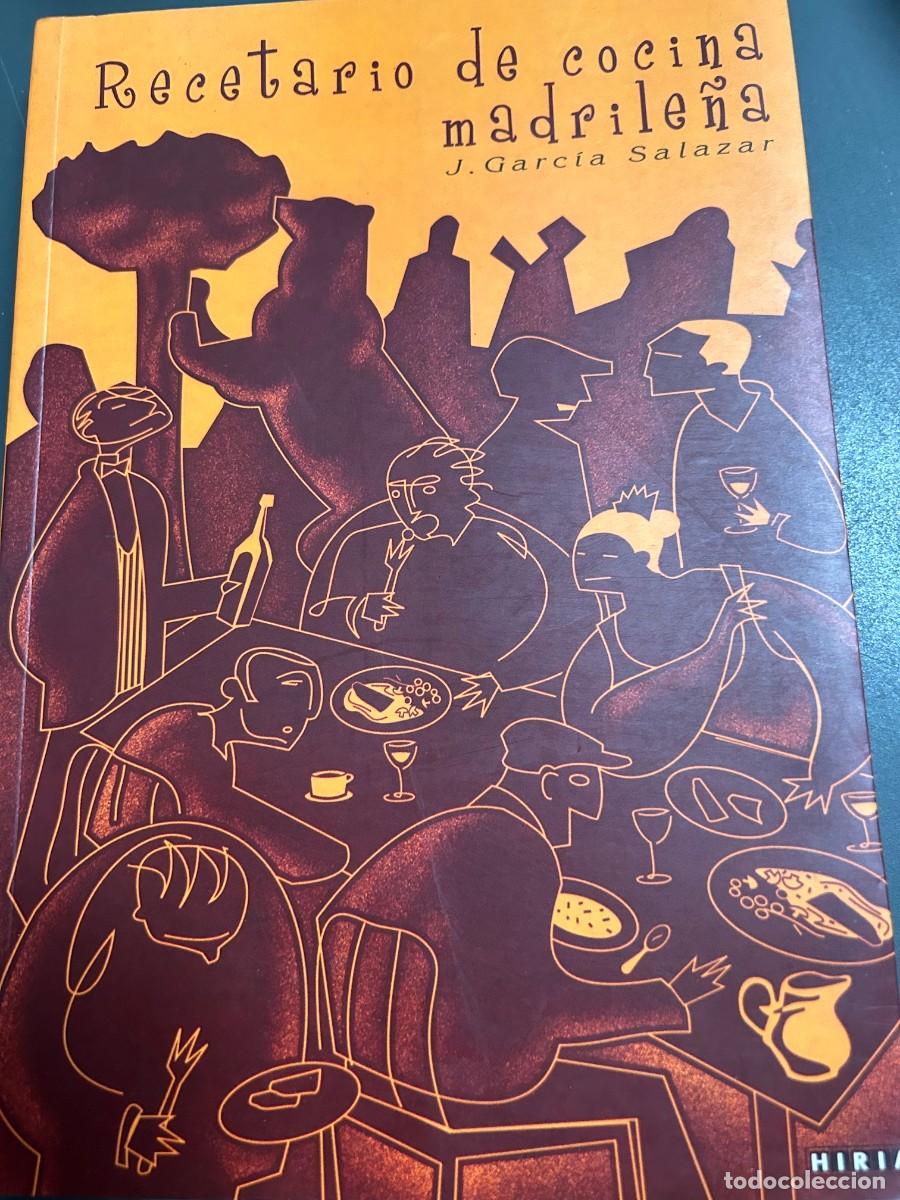 Libros de segunda mano: RECETARIO DE COCINA MADRILE&Ntilde;A. J. GARCIA SALAZAR.