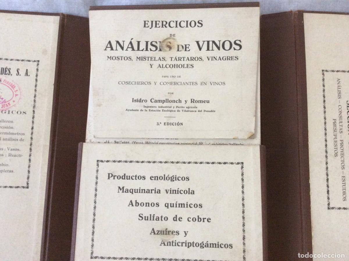 Libros de segunda mano: EJERCICIOS ANALISIS DE VINOS - Foto 3