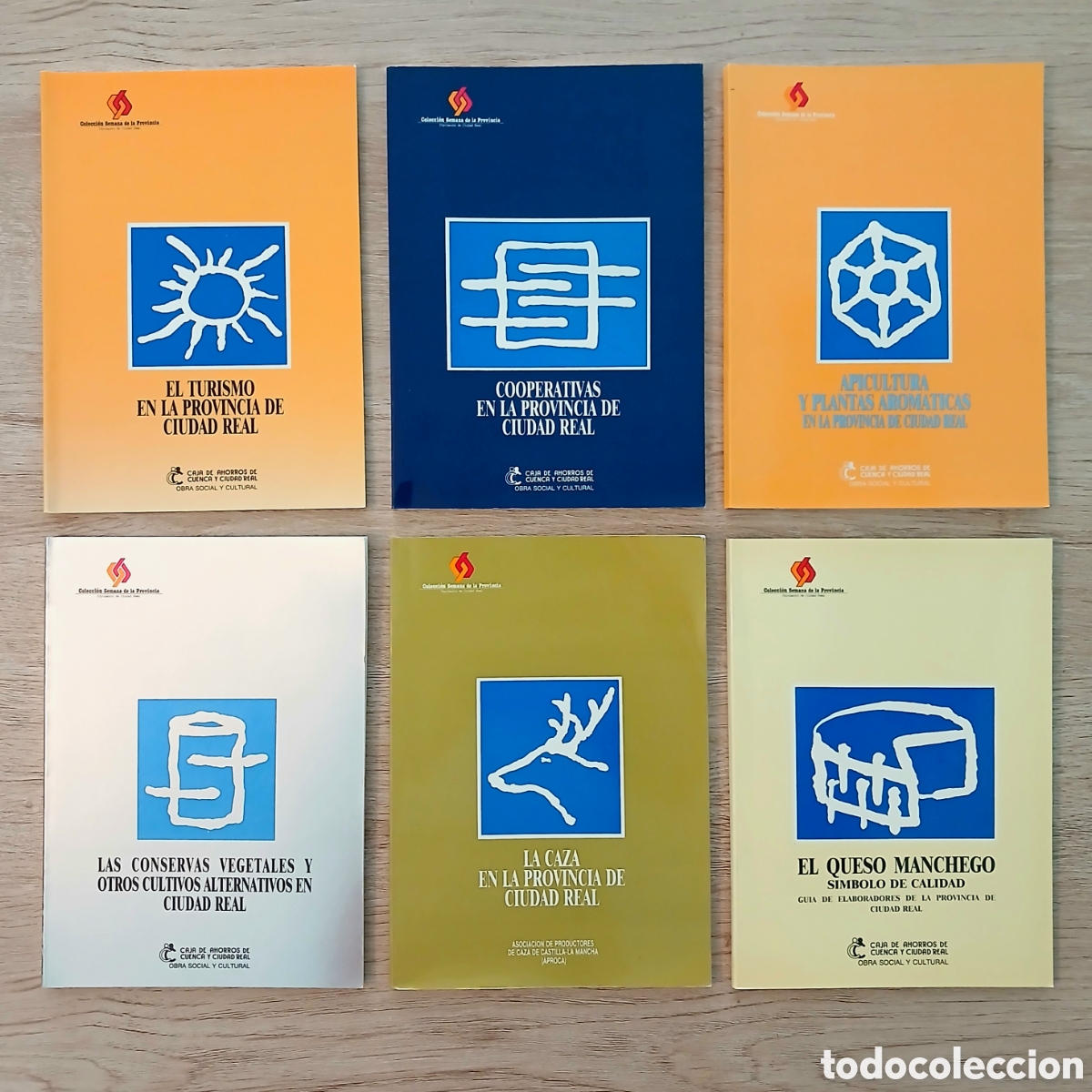 Libros de segunda mano: Lote 6 libros &rdquo;Temas de la Provincia de Ciudad Real&rdquo;