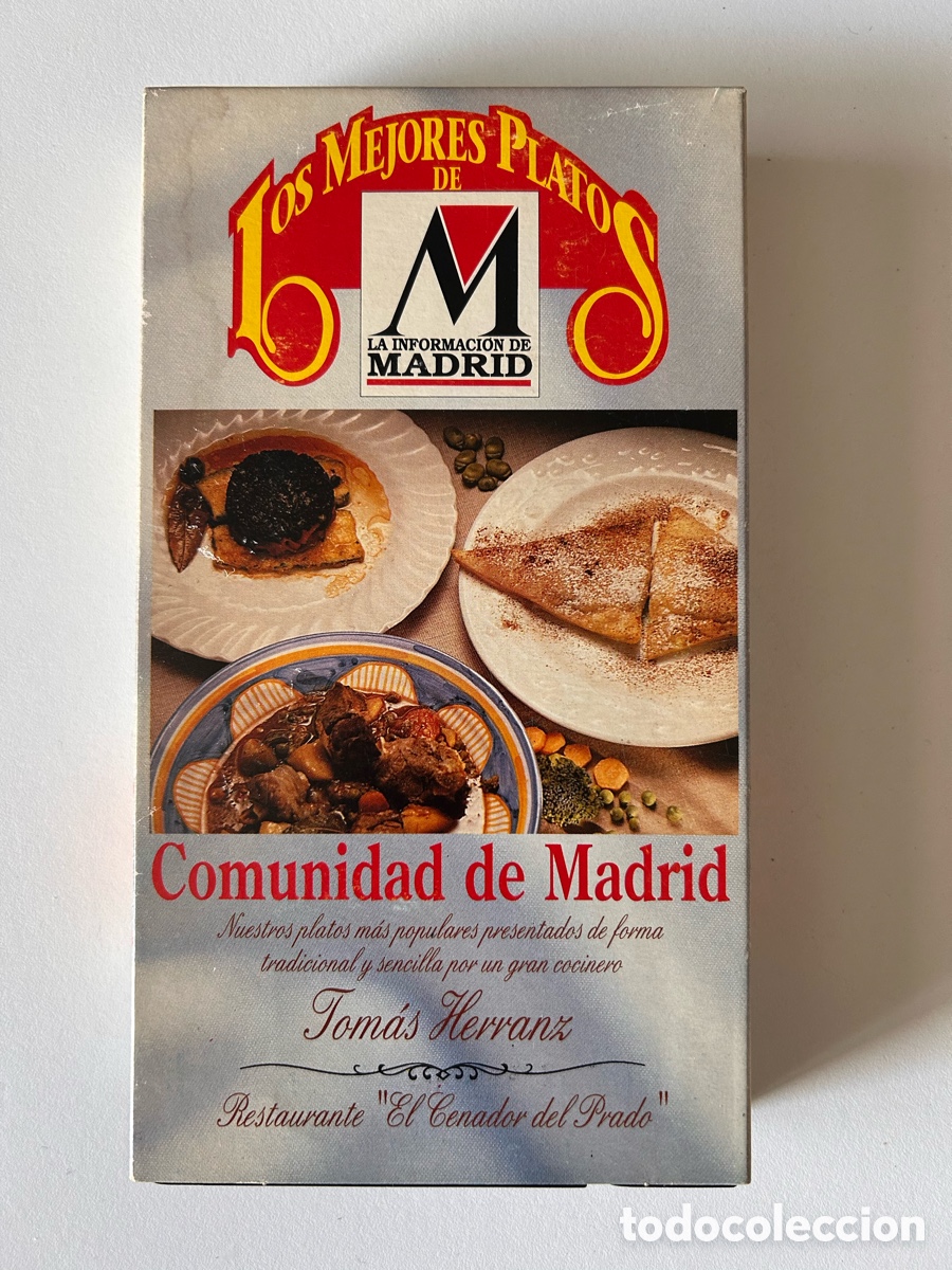 Libros de segunda mano: VHS Los Mejores Platos de la Comunidad de Madrid