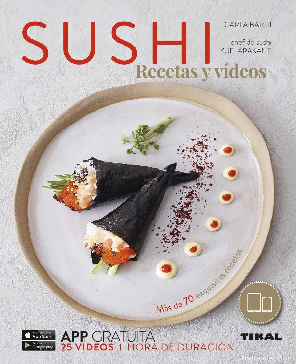 Libri di seconda mano: Sushi. Recetas y v&iacute;deos