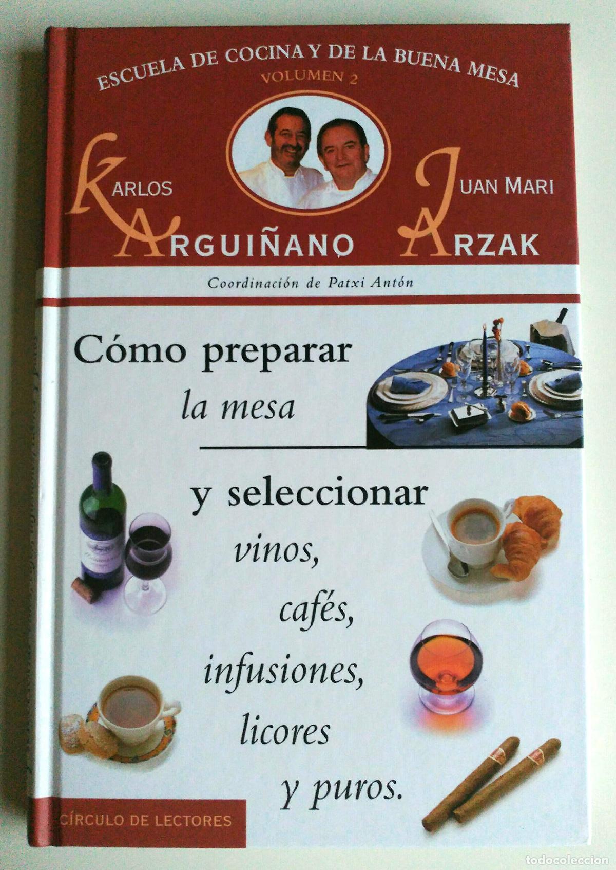 Gebrauchte B&uuml;cher: COMO PREPARAR LA MESA Y SELECCIONAR VINOS, CAFES, INFUSIONES, LICORES Y PUROS
