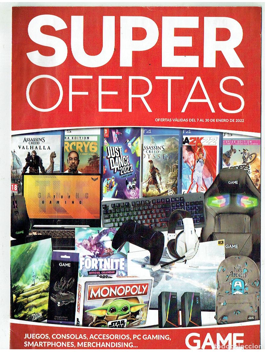 Libros de segunda mano: REVISTA / FOLLETO PUBLICIDAD OFERTAS GAME. ENERO 2022. (Z/34.1)