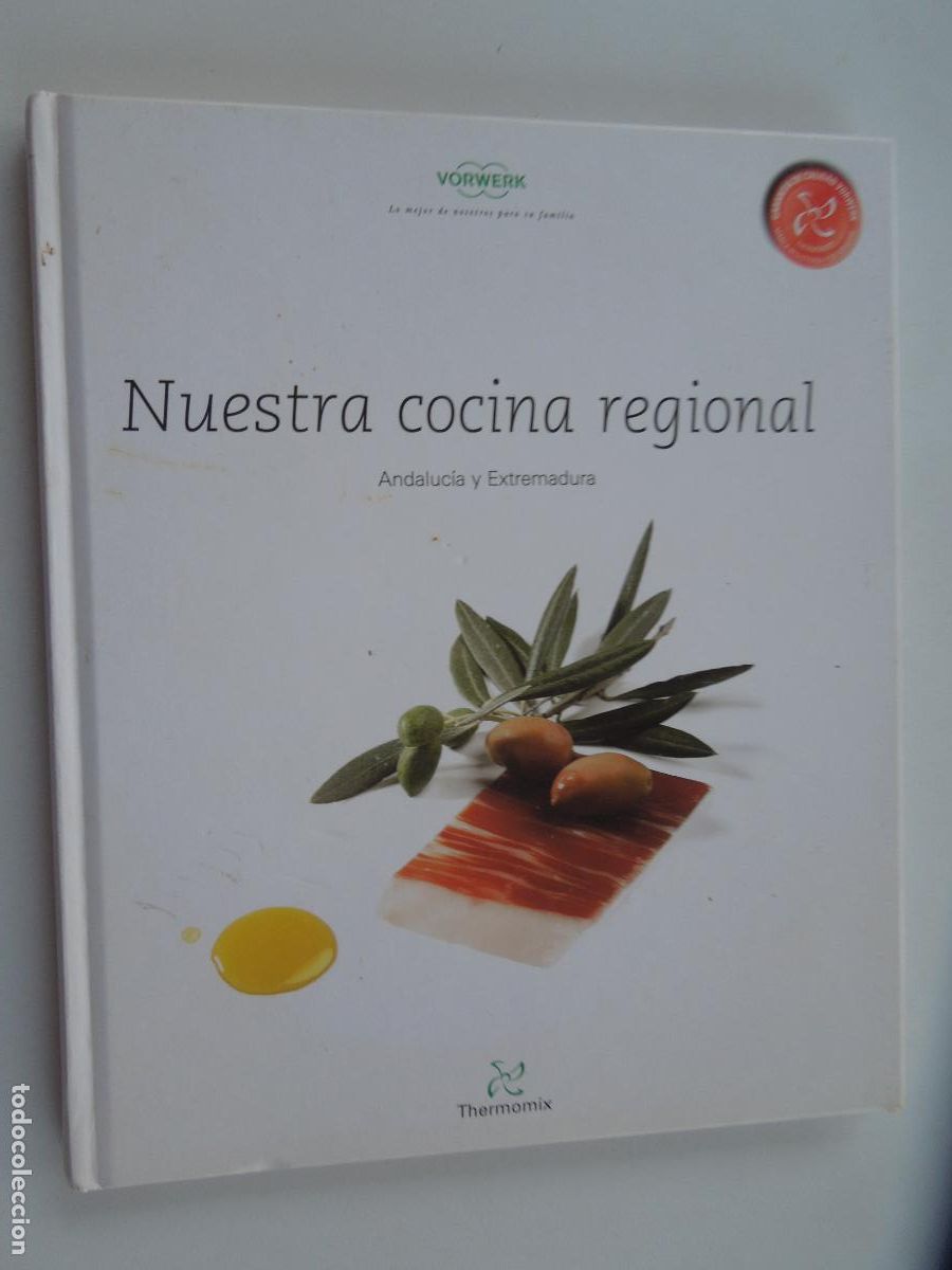 Second hand books: NUESTRA COCINA REGIONAL - ANDALUCIA EXTREMADURA - THERMOMIX -