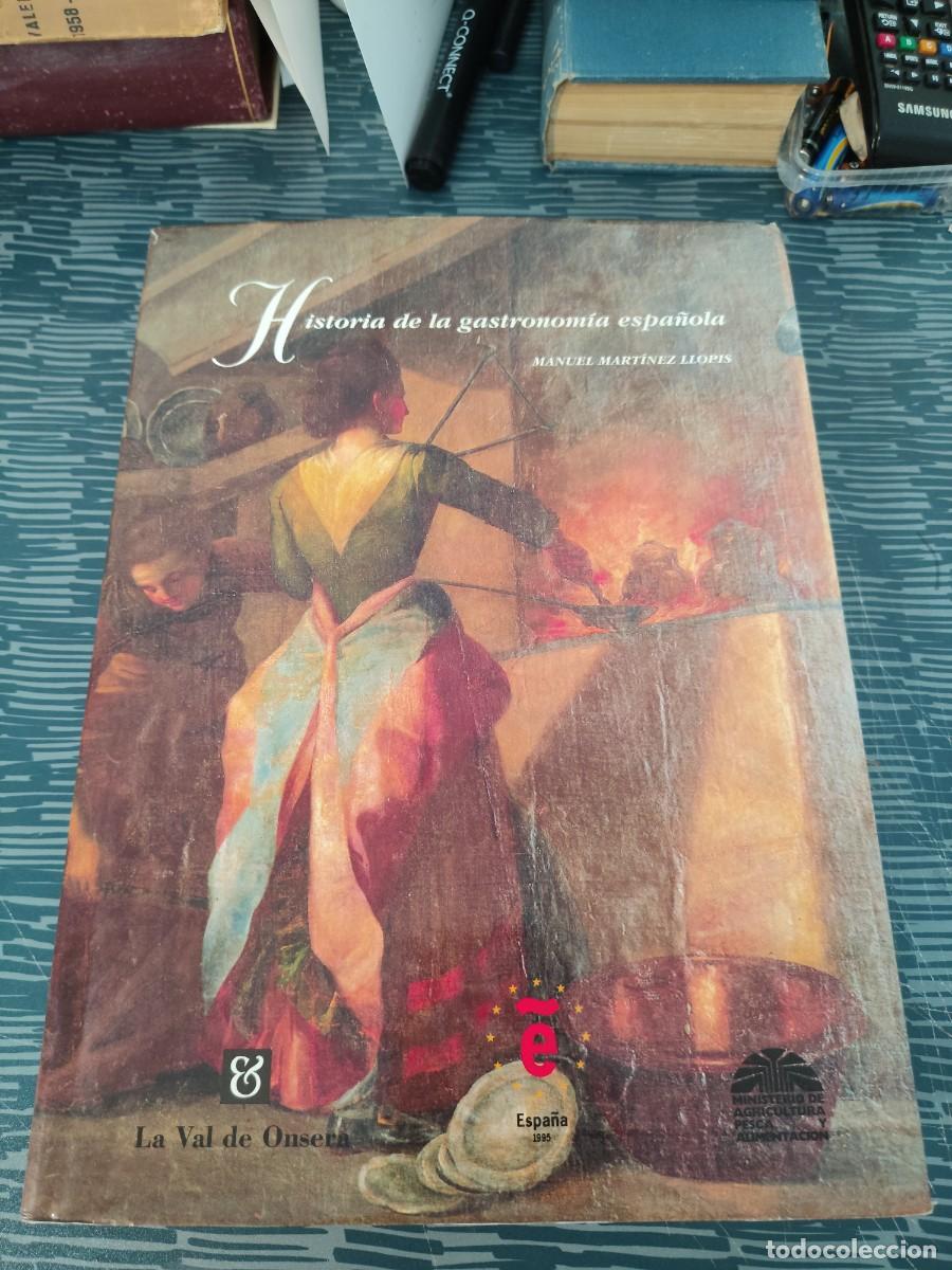 Libros de segunda mano: HISTORIA DE LA GASTRONOM&Iacute;A ESPA&Ntilde;OLA, MANUEL MARTINEZ LLOPIS,1995,507 P&Aacute;GINAS,VER SUMARIO.