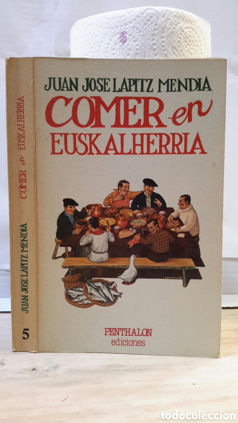 Libros de segunda mano: Juan Jose Lapitz Mendia. Comer en Euskalherria - Foto 1