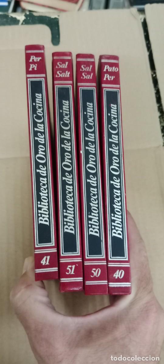 Libros de segunda mano: LOTE 4 TOMOS BIBLIOTECA DE ORO DE LA COCINA LOS DE FOTO LIBRO CU-05