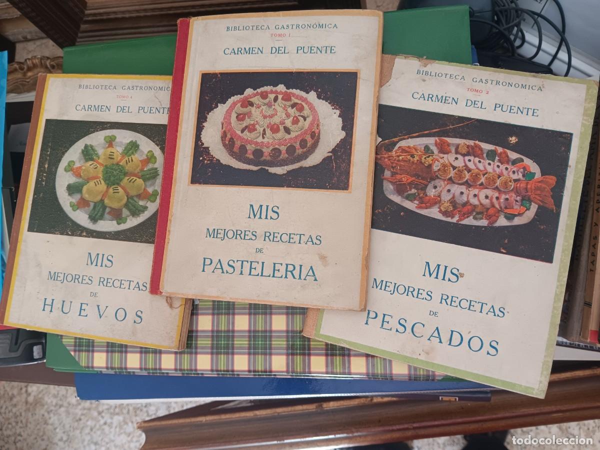 Libros de segunda mano: Libros de cocina biblioteca gastron&oacute;mica carmen del puente