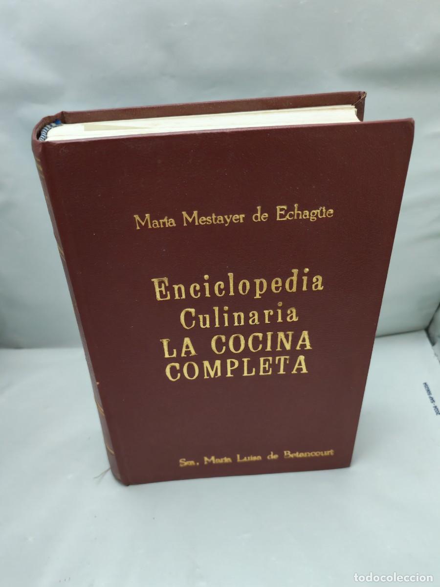 Livros em segunda m&atilde;o: LA COCINA COMPLETA. Enciclopedia culinaria (9 edici&oacute;n 1956, retapado tapa dura con dorados)