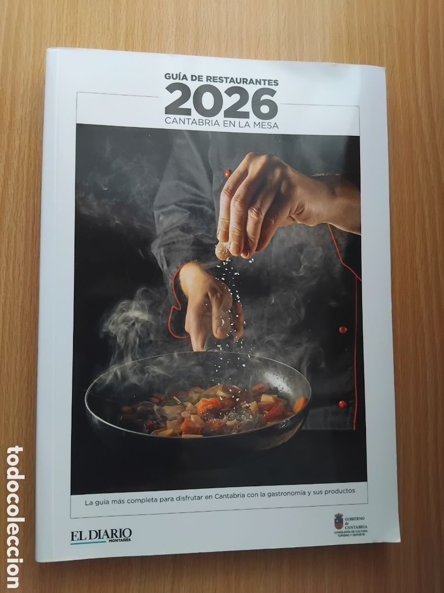 Libros de segunda mano: Gu&iacute;a de restaurantes 2026.Cantabria en la mesa;Varios autores;El Diario Monta&ntilde;&eacute;s/Cantabria;2026