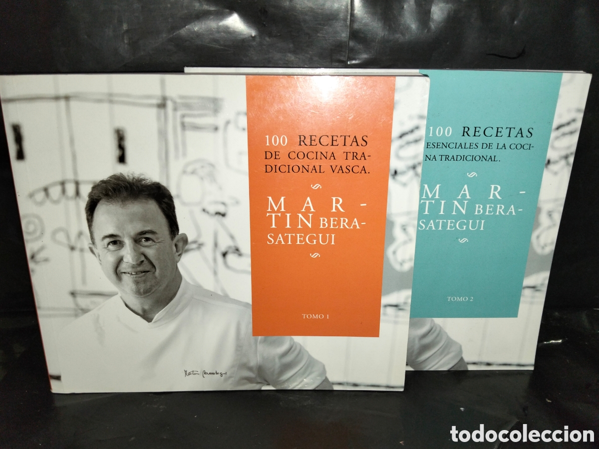 Libros de segunda mano: MART&Iacute;N BERASATEGUI 100 RECETAS (2 TOMOS) .EL CORREO